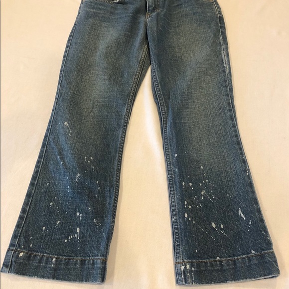 JUICY COUTURE Low Rise 00’s Cropped Blue Jeans - Picture 3 of 8